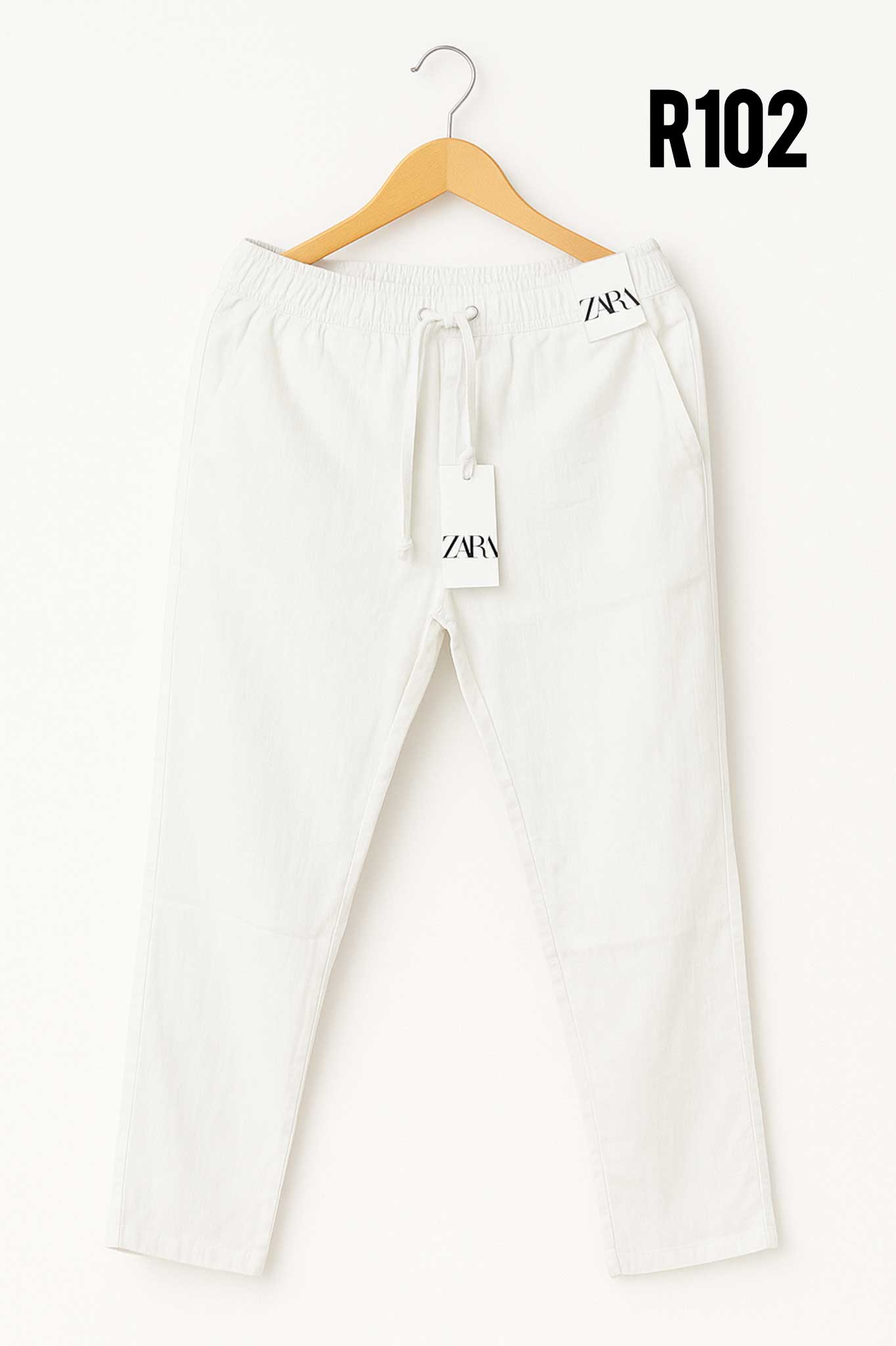 pru7 Cotton Trouser - White - Image 1